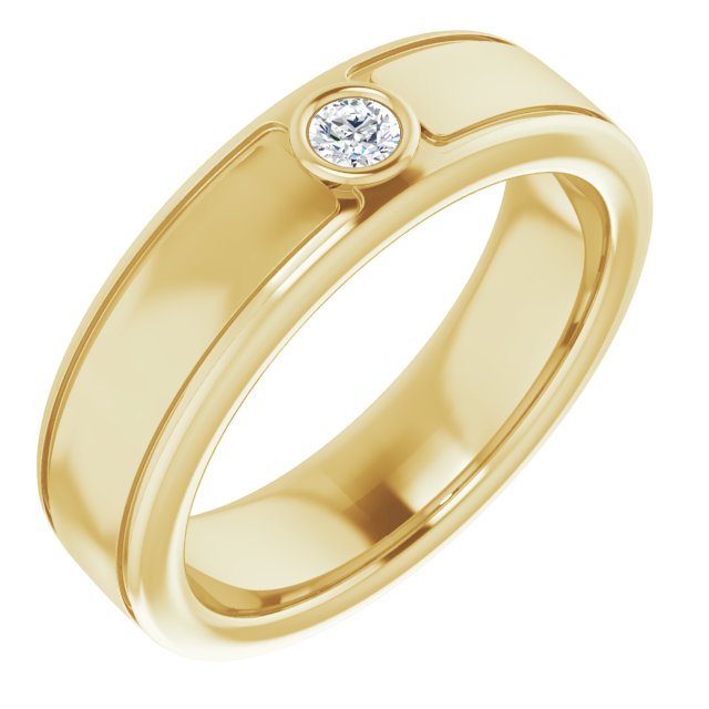 1/10 CTW Natural Diamond Band, 6.29 mm