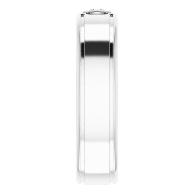 1/10 CTW Natural Diamond Band, 6.29 mm