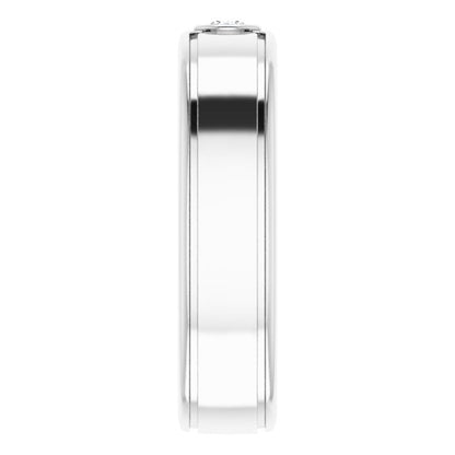 1/10 CTW Natural Diamond Band, 6.29 mm
