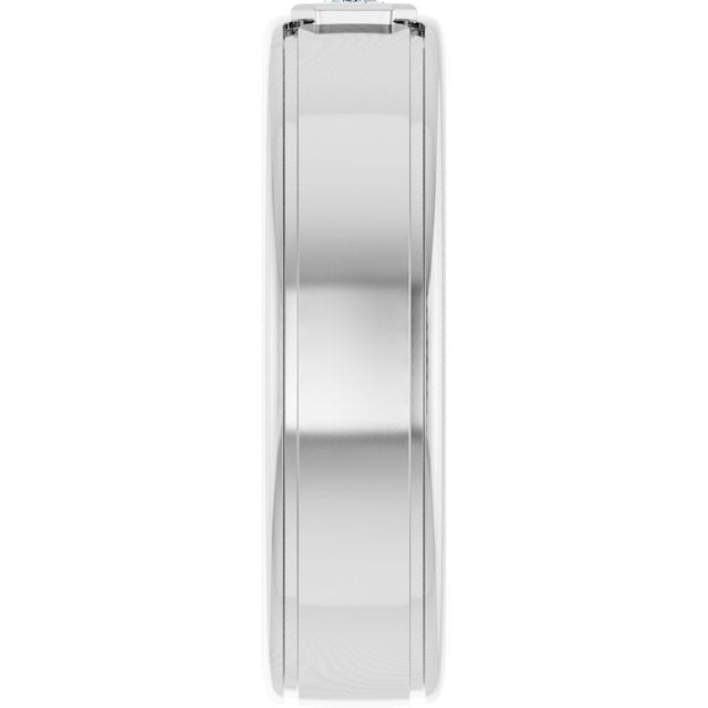 3/8 CTW Natural Diamond Band, 6.52 mm
