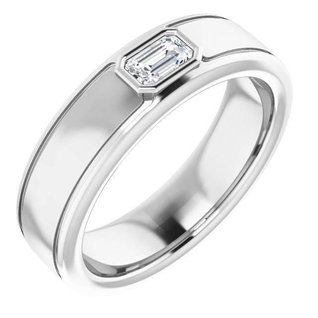 3/8 CTW Natural Diamond Band, 6.52 mm