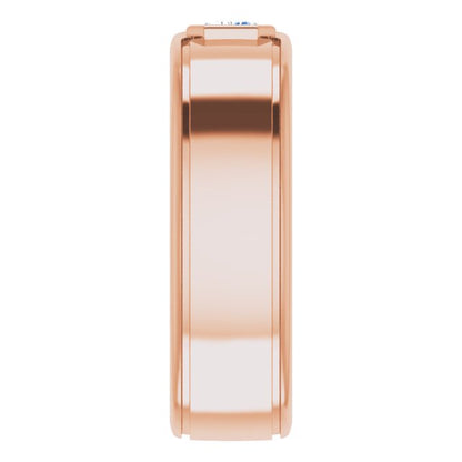 1/2 CTW Lab-Grown Diamond Band, 7.67 mm