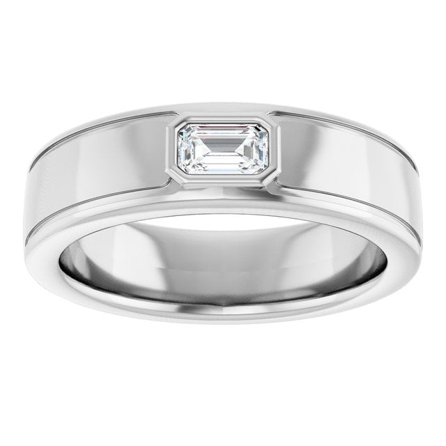 3/8 CTW Natural Diamond Band, 6.52 mm