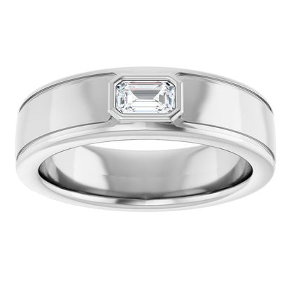 3/8 CTW Natural Diamond Band, 6.52 mm