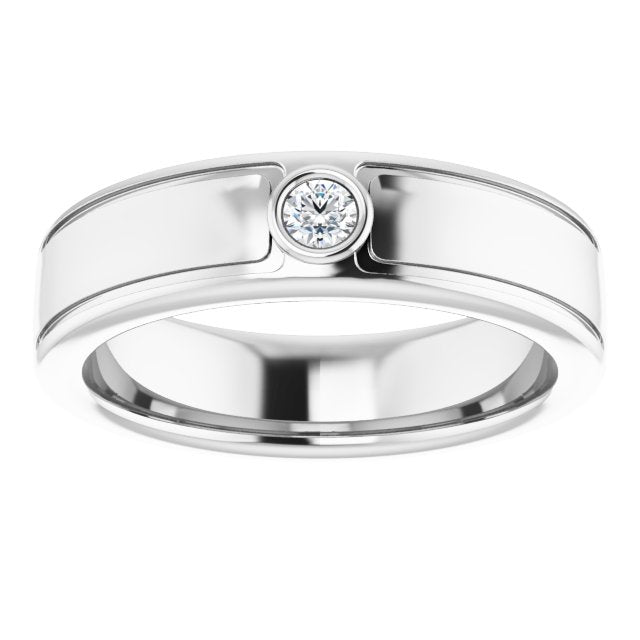 1/10 CTW Natural Diamond Band, 6.29 mm