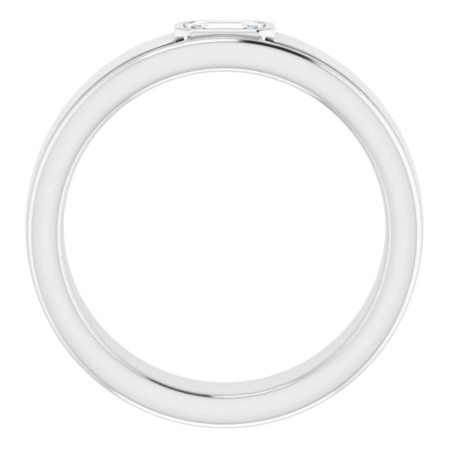 3/8 CTW Natural Diamond Band, 6.52 mm