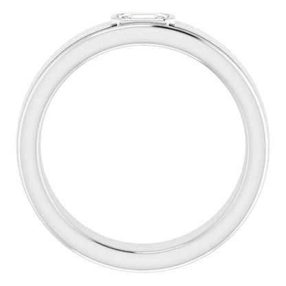 3/8 CTW Natural Diamond Band, 6.52 mm
