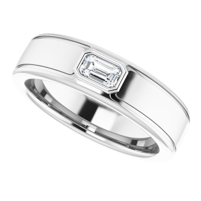 3/8 CTW Natural Diamond Band, 6.52 mm