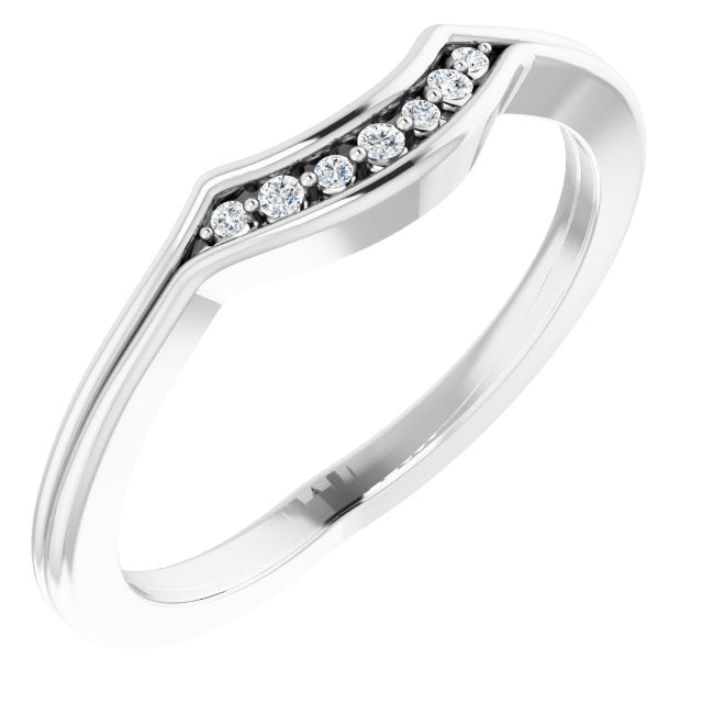 .04 CTW Natural Diamond Matching Band, 2.9 mm