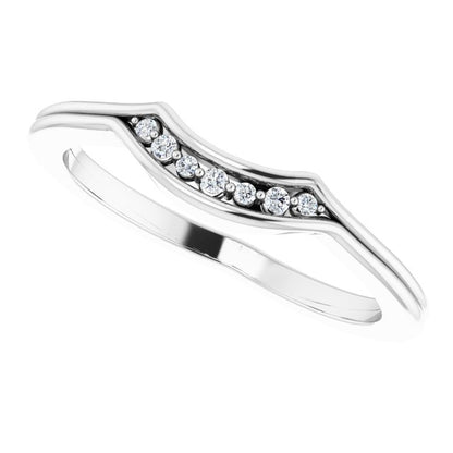 .04 CTW Natural Diamond Matching Band, 2.9 mm