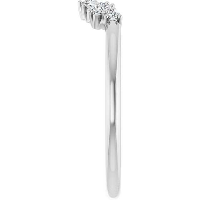 1/10 CTW Natural Diamond Contour Band, 2.05 mm