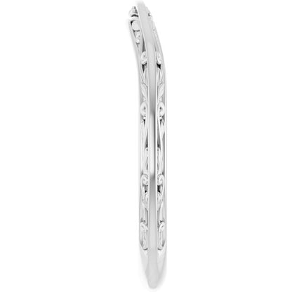 14K X1 White Gold Matching Band, 2.15 x 2.15 mm