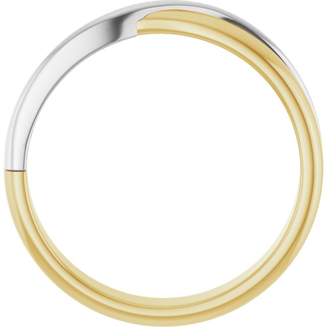 Criss-Cross Half Round Band