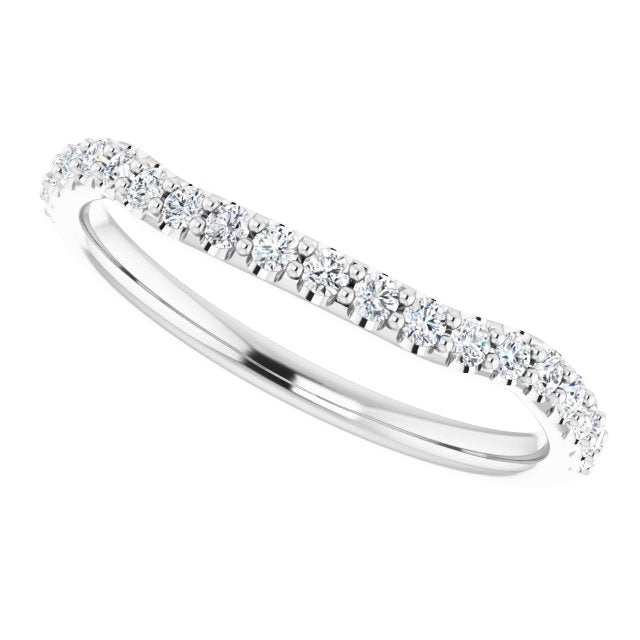 1/4 CTW Natural Diamond Matching Band, 4.2 mm