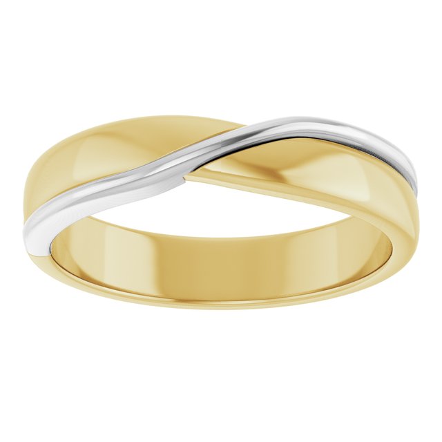 Criss-Cross Half Round Band