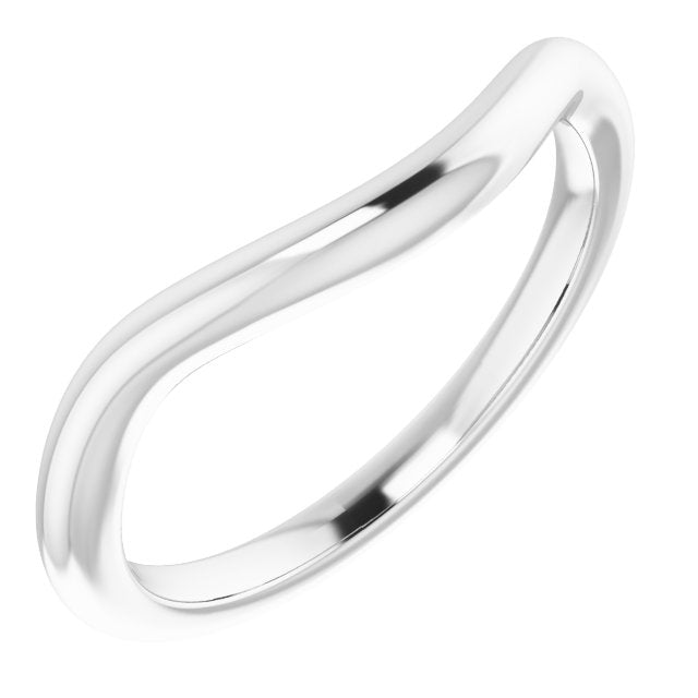 Band for 8 x 6 mm Emerald Ring