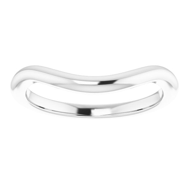 Band for 8 x 6 mm Emerald Ring