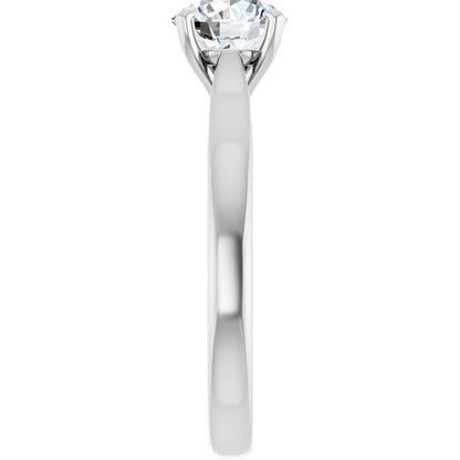 1 CTW Lab-Grown Diamond Engagement Ring, 6.09 mm