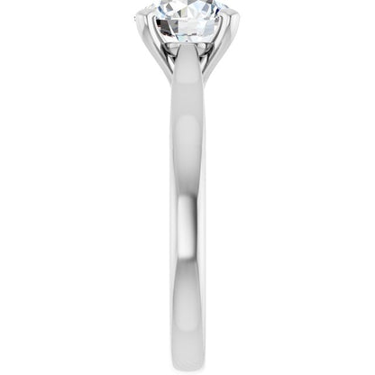 1 1/2 CTW Lab-Grown Diamond Engagement Ring, 7.3 mm