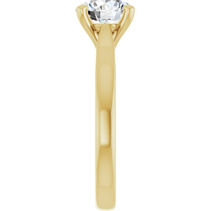1 1/2 CTW Lab-Grown Diamond Engagement Ring, 7.3 mm