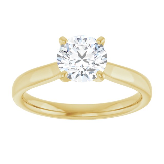 1 CTW Lab-Grown Diamond Engagement Ring, 6.09 mm