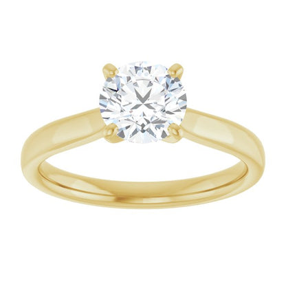1 CTW Lab-Grown Diamond Engagement Ring, 6.09 mm