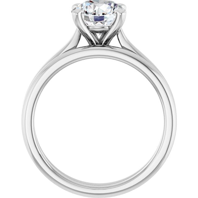 1 1/2 CTW Lab-Grown Diamond Engagement Ring, 7.3 mm