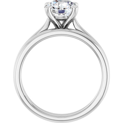 1 1/2 CTW Lab-Grown Diamond Engagement Ring, 7.3 mm