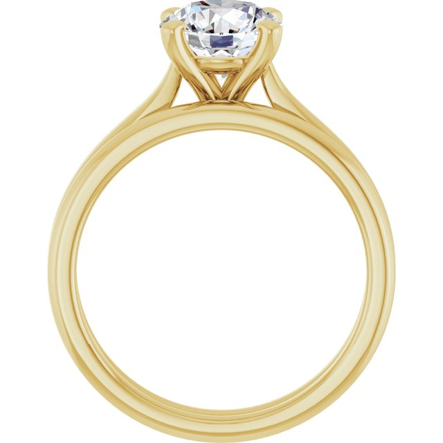 1 1/2 CTW Lab-Grown Diamond Engagement Ring, 7.3 mm