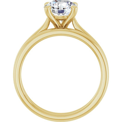 1 1/2 CTW Lab-Grown Diamond Engagement Ring, 7.3 mm
