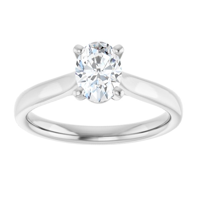 3/4 CTW Lab-Grown Diamond Engagement Ring, 6.51 mm
