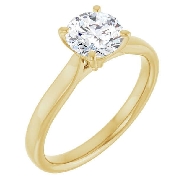 2 CTW Lab-Grown Diamond Engagement Ring, 7.81 mm
