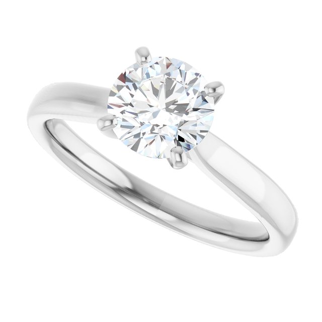 1 CTW Lab-Grown Diamond Engagement Ring, 6.09 mm