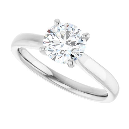 1 CTW Lab-Grown Diamond Engagement Ring, 6.09 mm