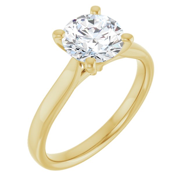 1 1/2 CTW Lab-Grown Diamond Engagement Ring, 7.3 mm