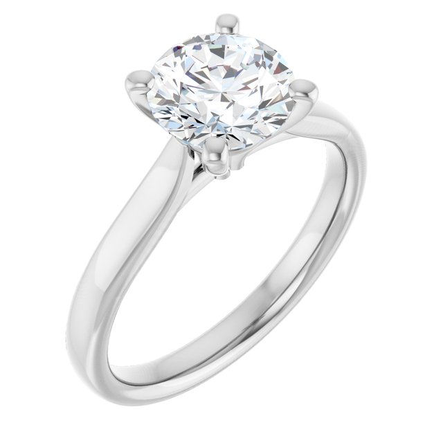 1 1/2 CTW Lab-Grown Diamond Engagement Ring, 7.3 mm