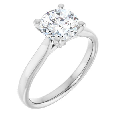 1 1/2 CTW Lab-Grown Diamond Engagement Ring, 7.3 mm
