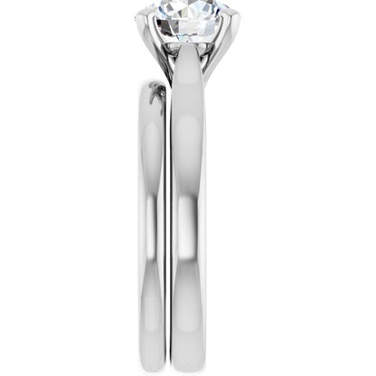 1 1/2 CTW Lab-Grown Diamond Engagement Ring, 7.3 mm