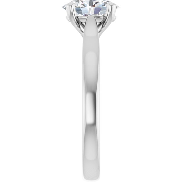 1 CTW Lab-Grown Diamond Engagement Ring, 6.09 mm