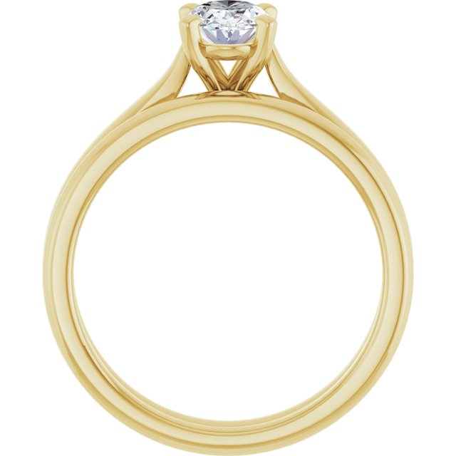 3/4 CTW Lab-Grown Diamond Engagement Ring, 6.51 mm