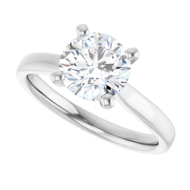 1 1/2 CTW Lab-Grown Diamond Engagement Ring, 7.3 mm