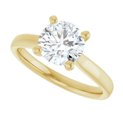 1 1/2 CTW Lab-Grown Diamond Engagement Ring, 7.3 mm