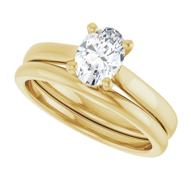 3/4 CTW Lab-Grown Diamond Engagement Ring, 6.51 mm