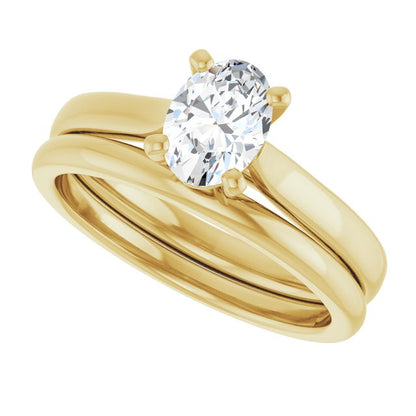 3/4 CTW Lab-Grown Diamond Engagement Ring, 6.51 mm