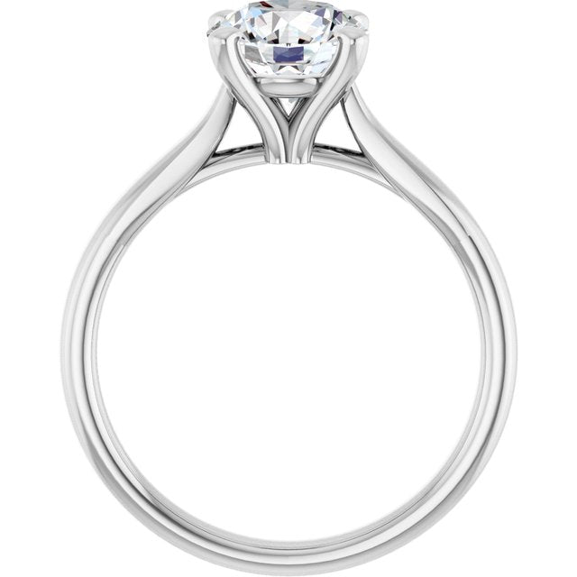 1 1/2 CTW Lab-Grown Diamond Engagement Ring, 7.3 mm