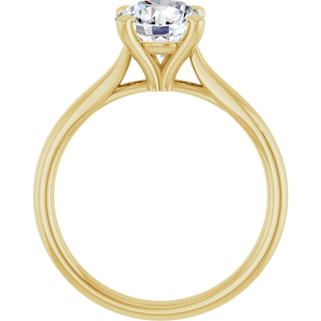 1 1/2 CTW Lab-Grown Diamond Engagement Ring, 7.3 mm