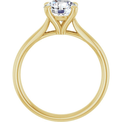 1 1/2 CTW Lab-Grown Diamond Engagement Ring, 7.3 mm