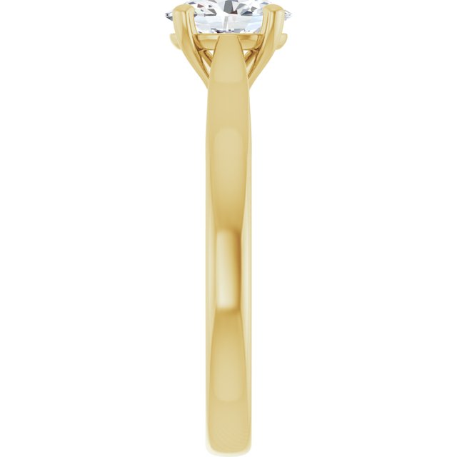 3/4 CTW Lab-Grown Diamond Engagement Ring, 6.51 mm