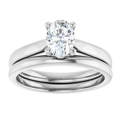 3/4 CTW Lab-Grown Diamond Engagement Ring, 6.51 mm