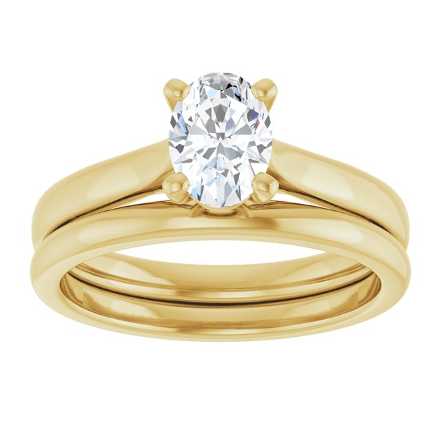 3/4 CTW Lab-Grown Diamond Engagement Ring, 6.51 mm